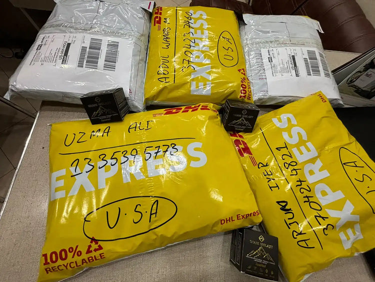 Shahi House parcel delivered in the USA