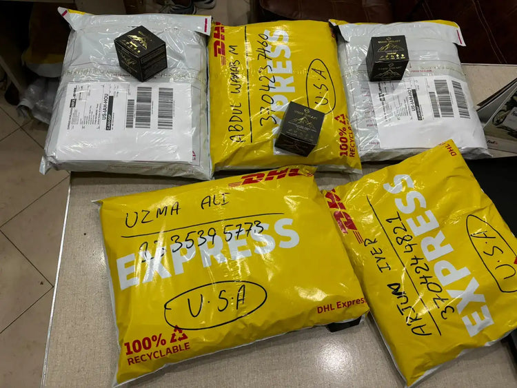 Shahi House parcel delivered in the USA